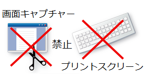 マイナンバー表示画面の画面キャプチャー(プリントスクリーン）を禁止する