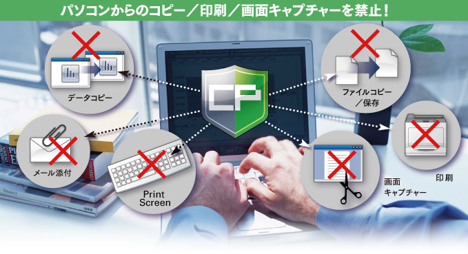 重要ファイルが社外へ流出するリスクを解消